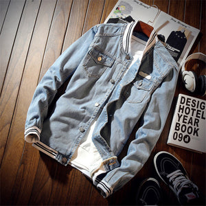 The Light Denim Bomber